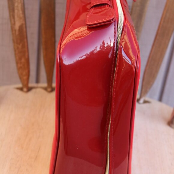 Estee Lauder Make Up Bag Red Case Cosmetic Bag - Picture 4 of 15